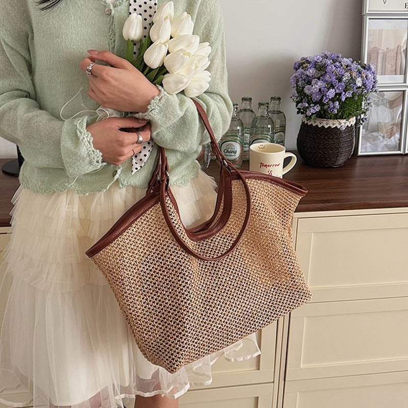 Women Hand Bags For Office - Damska płócienna torba na ramię o