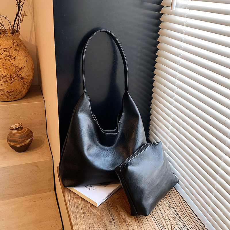 Women Bags 2026 Trends - Retro Prosta Duża Damska Torba na
