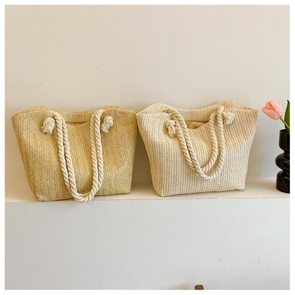Nowa letnia torba plażowa o du – Women'S Raffia Bags recenzja i cena